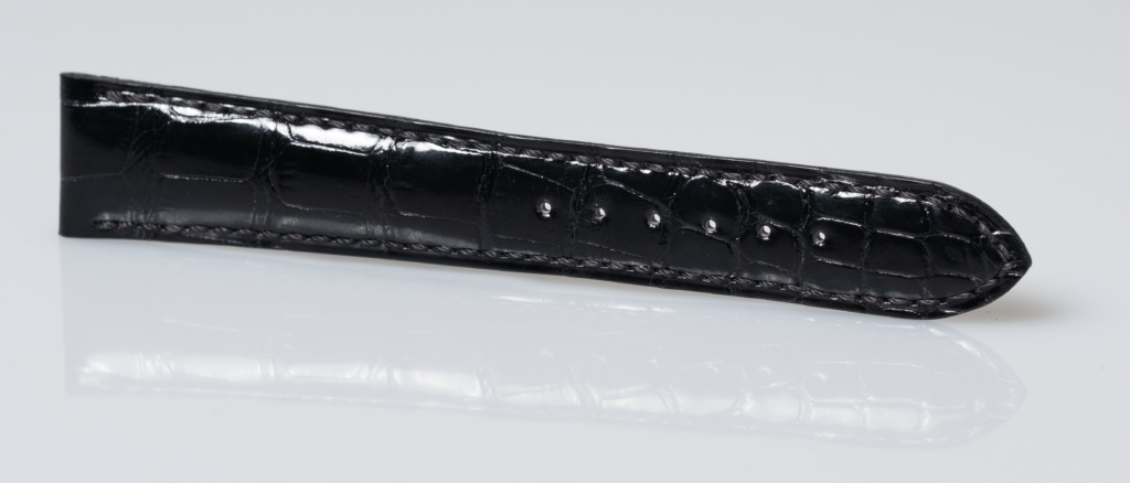Patek Philippe black alligator leather watch strap - Afbeelding 4