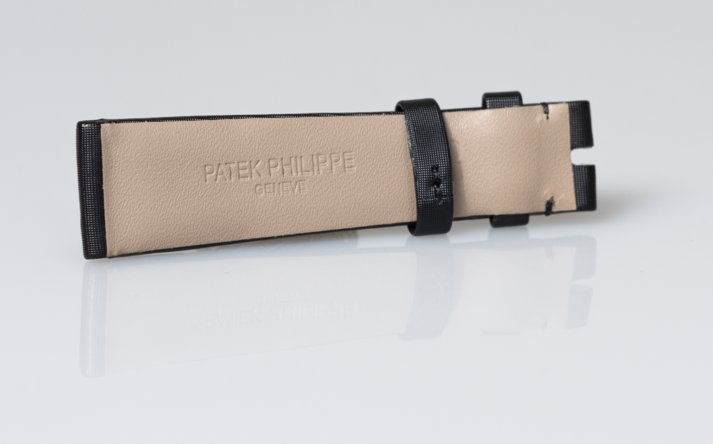 Patek Philippe black satin watch strap - Afbeelding 6