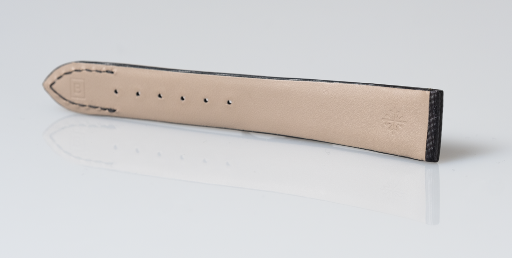 Patek Philippe black satin watch strap - Afbeelding 4
