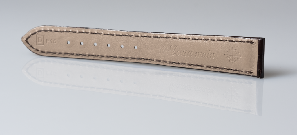 Patek Philippe dark brown alligator leather watch strap - Afbeelding 3