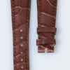 Patek Philippe matt brown alligator leather watch strap, brand new, 100% genuine.