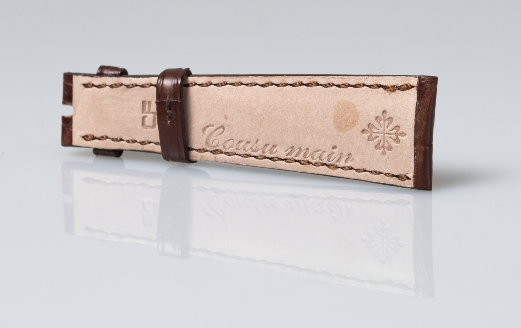 Patek Philippe dark bleu alligator leather watch strap - Afbeelding 6