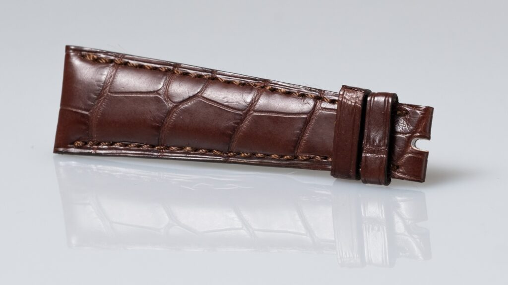 Patek Philippe matt brown alligator leather strap 20.8mm - Afbeelding 3