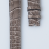Patek Philippe grey alligator leather watch strap