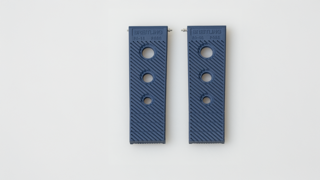 Breitling bleu twinpro rubber strap 20 mm, reference 203S - Afbeelding 2