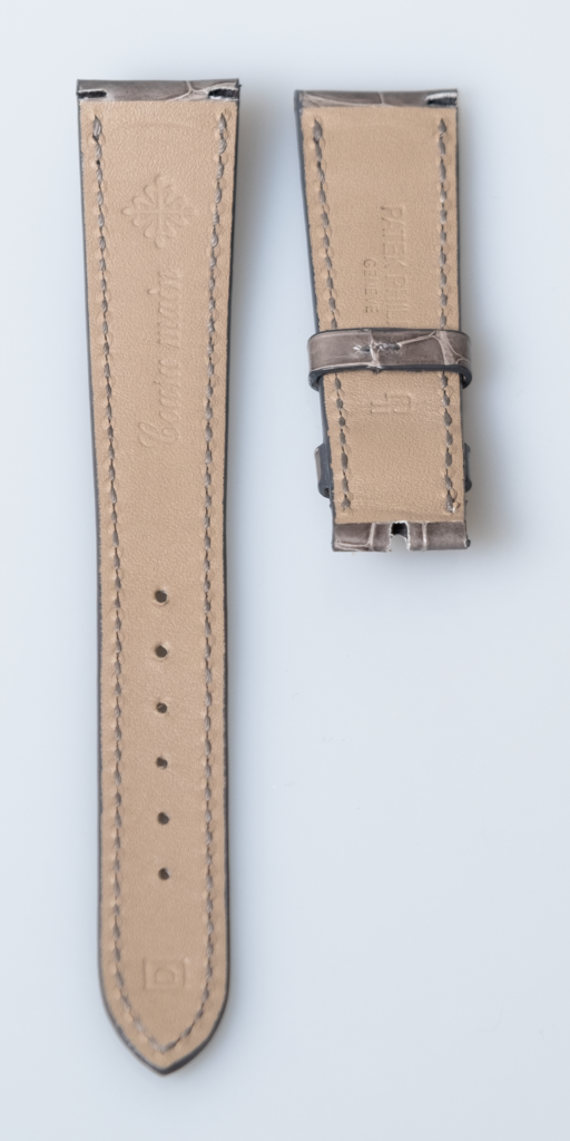 Patek Philippe grey alligator leather watch strap - Afbeelding 7