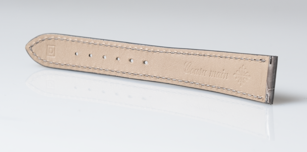 Patek Philippe grey alligator leather watch strap - Afbeelding 5