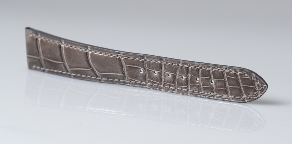 Patek Philippe grey alligator leather watch strap - Afbeelding 4