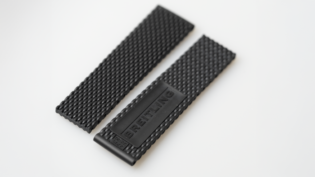 Breitling black rubber strap 22-20 mm. Superocean heritage - Afbeelding 2