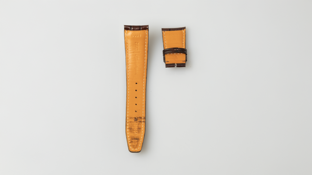 IWC pilots brown alligator leather watch strap 22mm. Reference A6769 - Afbeelding 3