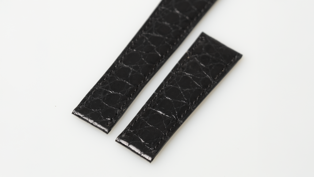 Cartier alligator strap, shiny black, 21.5 mm, reference KD09ZE33 - Afbeelding 2