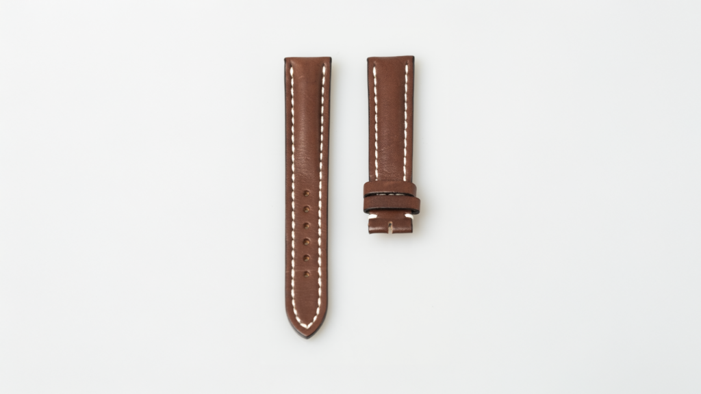 Breitling brown calfskin leather strap