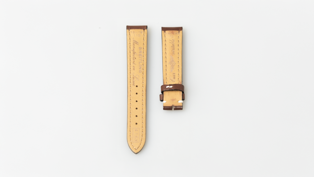 Breitling brown calfskin leather strap - Afbeelding 3