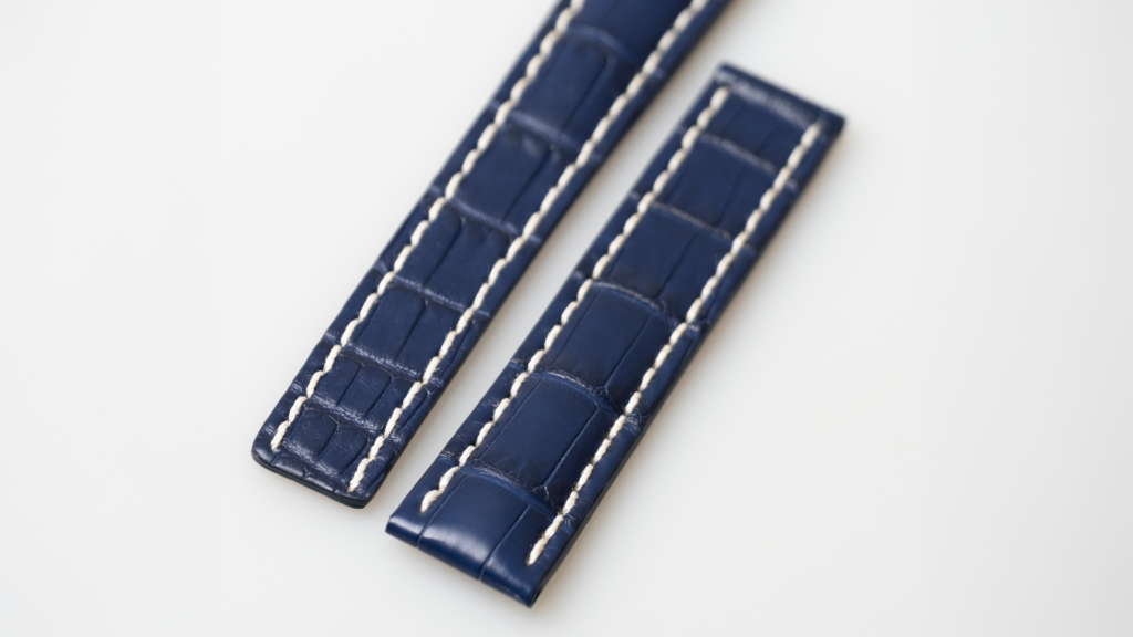 Breitling bleu alligator strap 20 mm. - Afbeelding 2