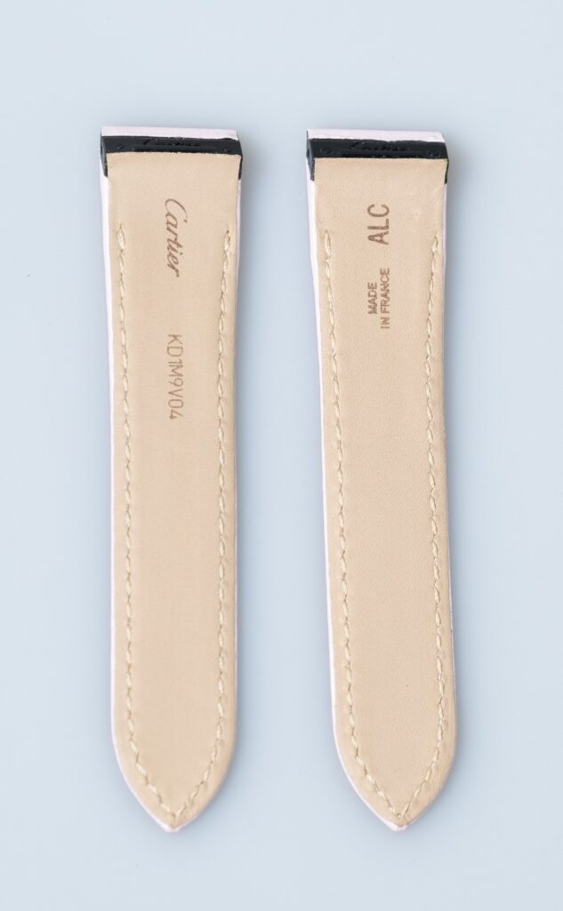Cartier Santos 100 XL white alligator strap, reference KD95JK63 - Afbeelding 2