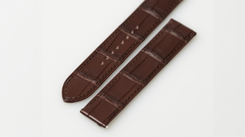 Cartier alligator semimat brown, 19 mm, reference KDA3LM52 - Afbeelding 2