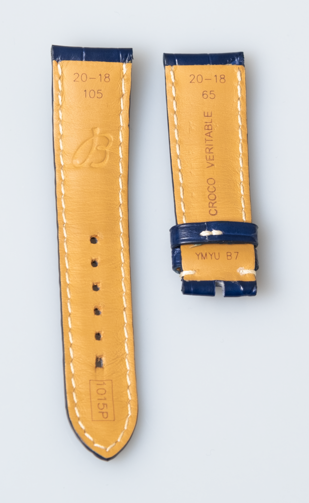 Breitling bleu alligator leather  - Afbeelding 8