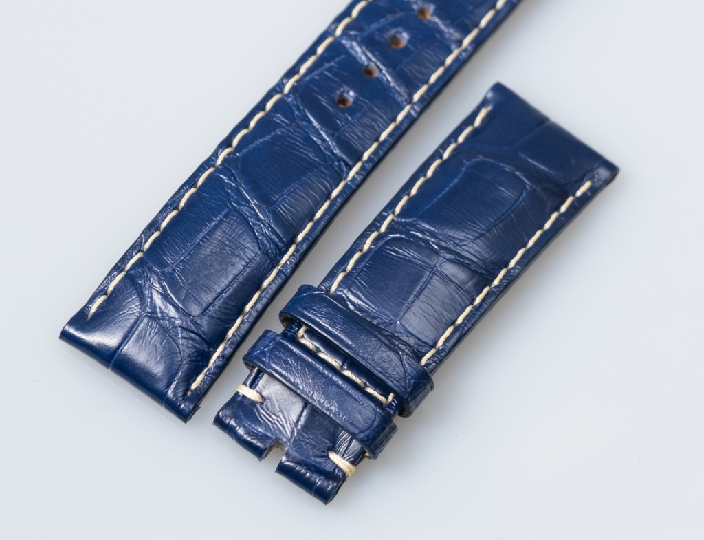 Breitling bleu alligator leather  - Afbeelding 3