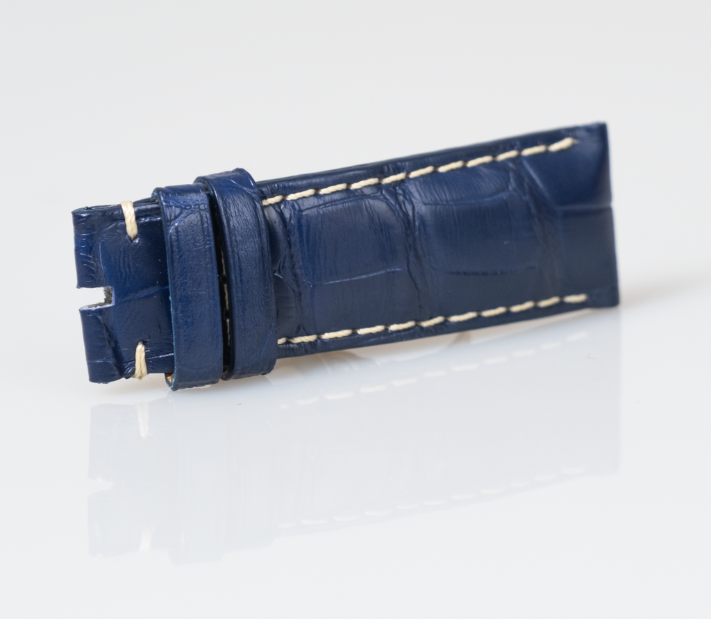 Breitling bleu alligator leather  - Afbeelding 5