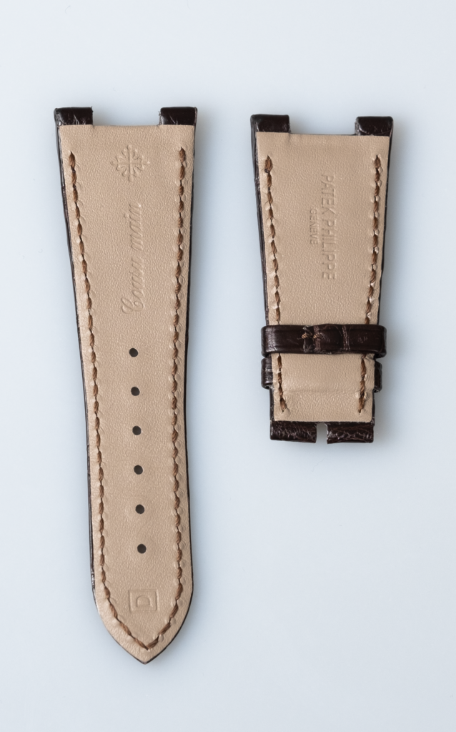Patek Philippe brown alligator leather watch strap Nautilus - Afbeelding 8