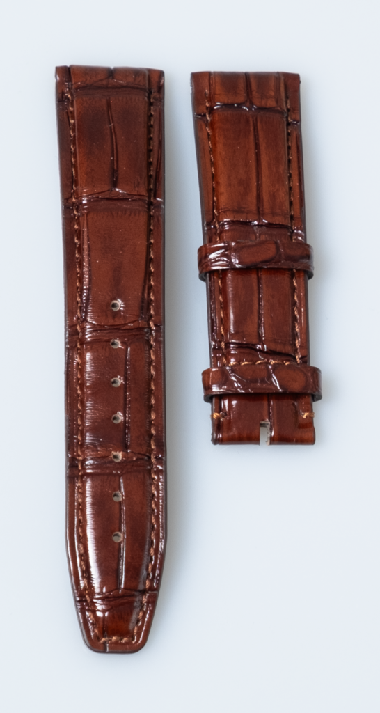 IWC pilots brown alligator leather watch strap 20mm. reference Reference E06727