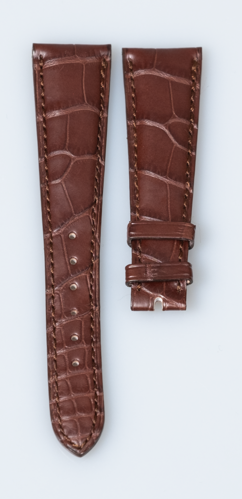 Patek Philippe matt brown alligator leather strap 20.8mm