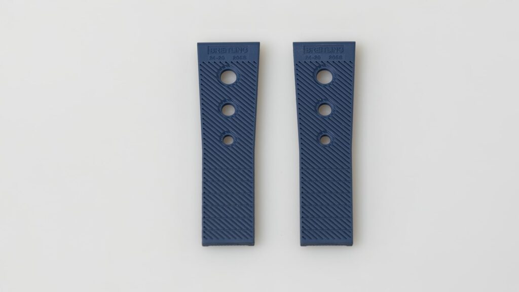 Breitling bleu twinpro rubber watch strap 24 mm, reference 205S - Afbeelding 2