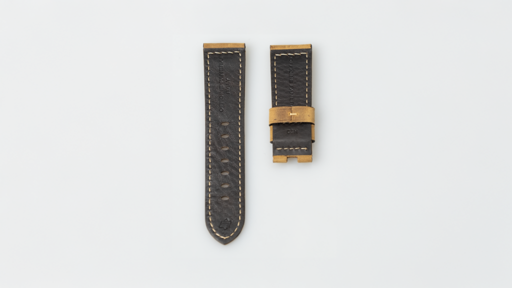 Panerai scamosciato beige BDR calfskin leather strap 24-20mm. Reference MX006ZCB - Afbeelding 2