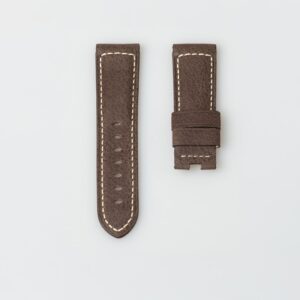 Panerai-waterbuffalo-thai-dark-brown-leather-watch-strap-24mm.-Reference-MX005FNK