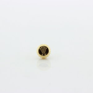 Genuine-used-for-Rolex-Date-air-king-yellow-gold-crown.-Size-5.3-mm
