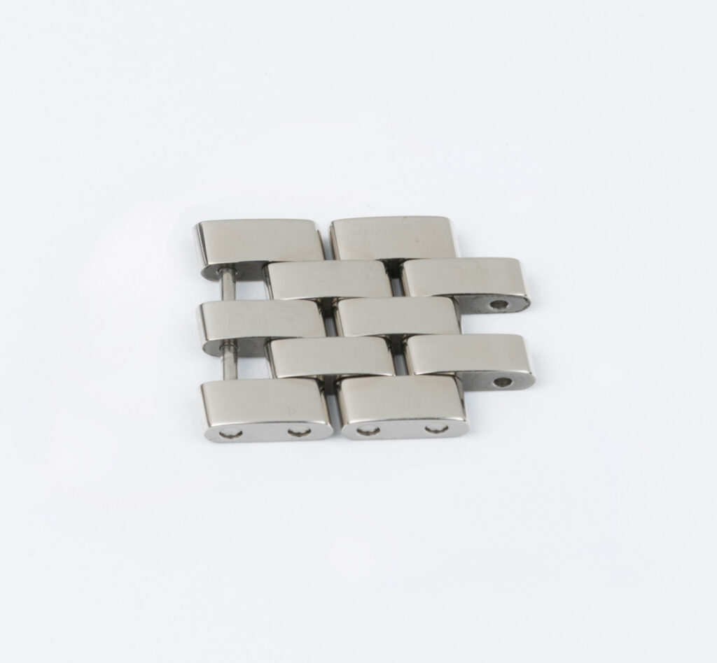 Breitling 18mm polished link for pilot bracelet steel, model Chronomat, Windrider, AirBorne, Crosswind.